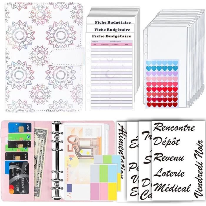 Budget Planner Francais A6,Classeur Budget Francais Avec Fiche