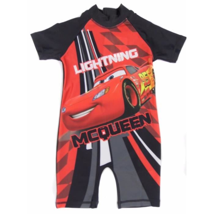 Maillot De Bain Cars Disney Combinaison Anti Uv Bebe Garcon Flash Mc Queen Cdiscount Pret A Porter