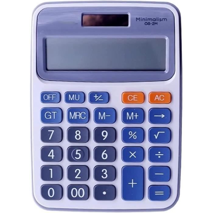 Zcx calculatrice calculatrice 12 chiffres calculateur double