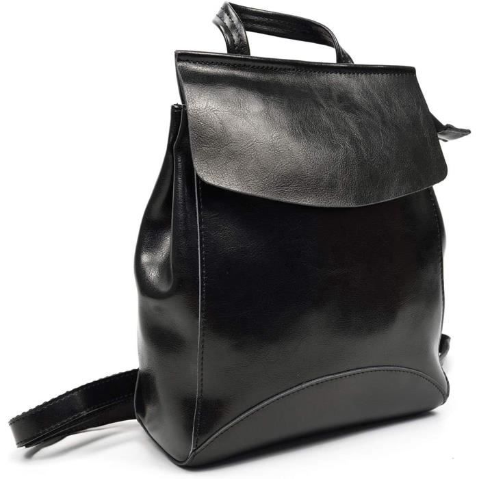 Le Gigi - Sac à Main 2-en-1 En Cuir Vegan Noir