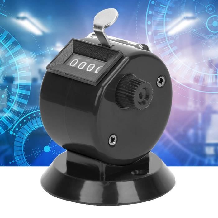 LaBlanc - Mini Compteur Mécanique Manuel Compteur 5 Chiffres Arithmomètre