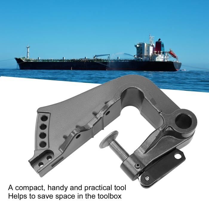 Support Moteur Hors-bord Pour Kayak – Pale D'hélice De Rechange – PP Noir – Longueur 30,5 Cm