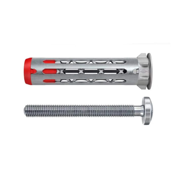 Cheville métallique pour corps creux DuoHM 6x55 avec tête à vis cylindrique empreinte PZ 15 pièces
