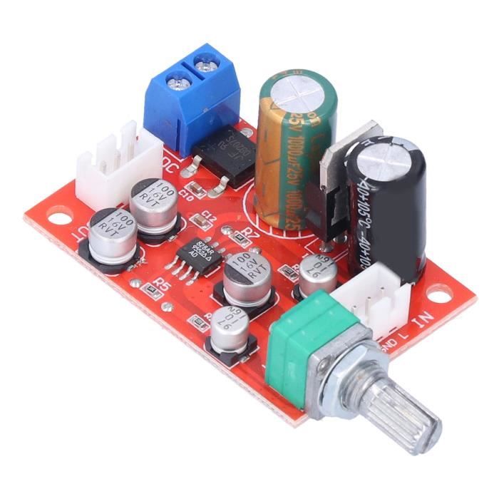 Carte D'Amplificateur Audio Voiture 12V - Amplificateur Caisson De Basses Alliage Aluminium 300W, Puissant Et Compact Pour Woofers 8-12 Pouces