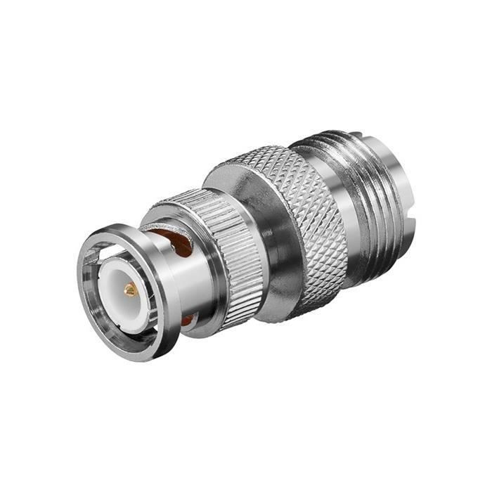 Connecteur Bnc Male Uhf Femelle Avec Contact Or Achat Vente Connecteur Industriel Connecteur Bnc Male Uhf Femel Cdiscount