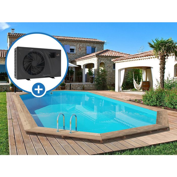 Piscine Bois Florida Piscine Bois Palma 7 57 X 4 07 X 1 31 M Pompe A Chaleur 5