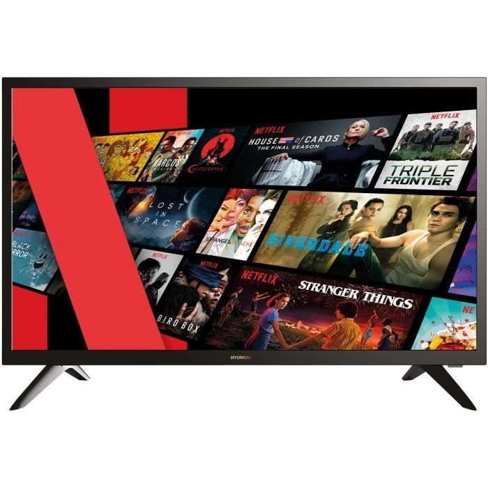 HYUNDAI Smart NETFLIX TV LED 24 pouces (60cm) - Haute Définition - Triple  Tuner - WiFi  - HDMI x2 - USB multimédia 2.0 x 2 - Cdiscount TV Son  Photo