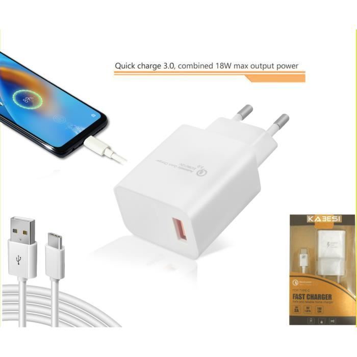 Chargeur secteur Fast Charge 3A Pour Ulefone Armor 13 – ULEFONE