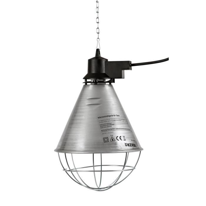 Comparer les prix de Protecteur de lampe infrarouge Kerbl - gris/noir - 5 m