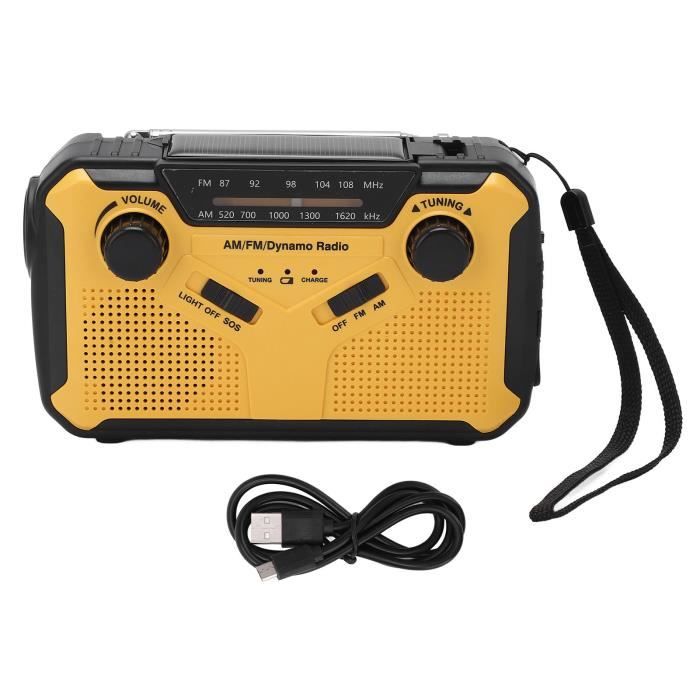 Radio Météo Jeep AM/FM Avec Lampe Lanterne Intégrée - Modèle JXLWBC