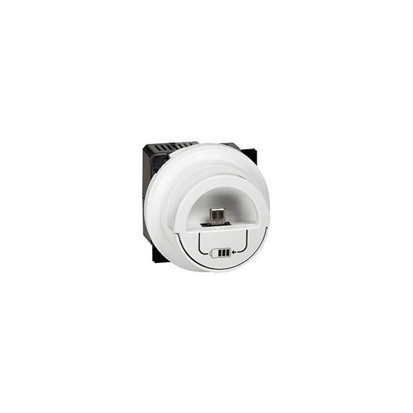 Legrand - Enjoliveur Blanc version Dock pour prise chargeur USB