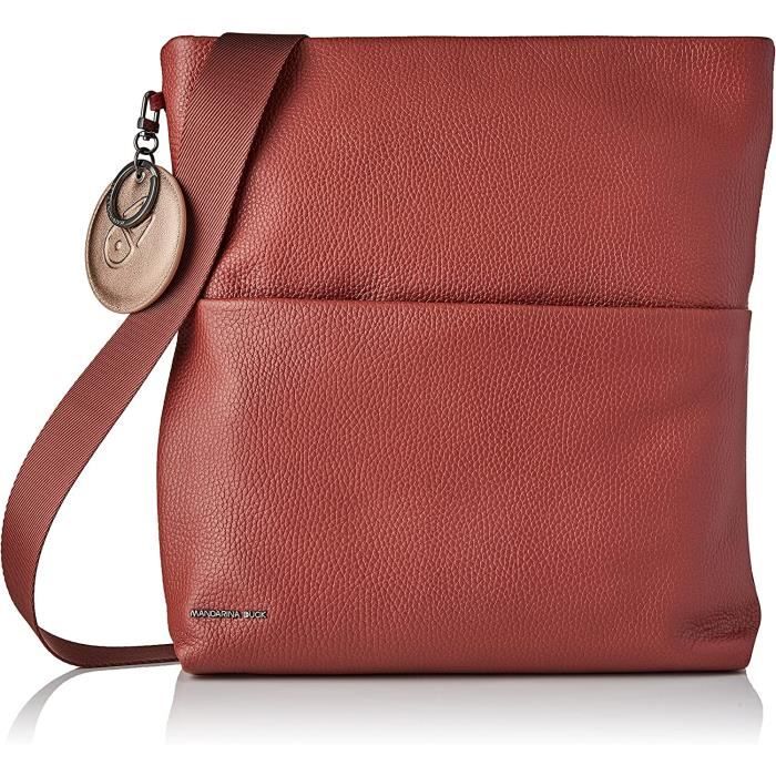 Sac à Dos Femme Mandarina Duck Mellow Leather - Cuir Italien Martelé, Bretelles Réglables, Poche Zippée, Style Casual