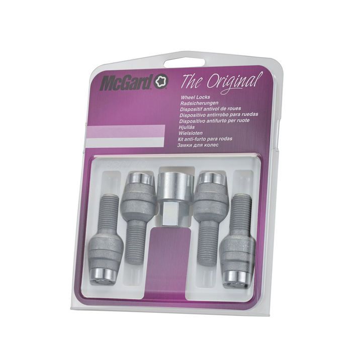 4 VIS ANTIVOL SU MCGARD M14X1.5/ R14/ LONG. 28.3MM / Ø19MM