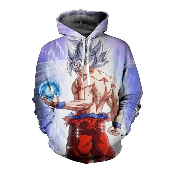 Dragon Ball Sweats A Capuche Homme Impression 3d Dessins De