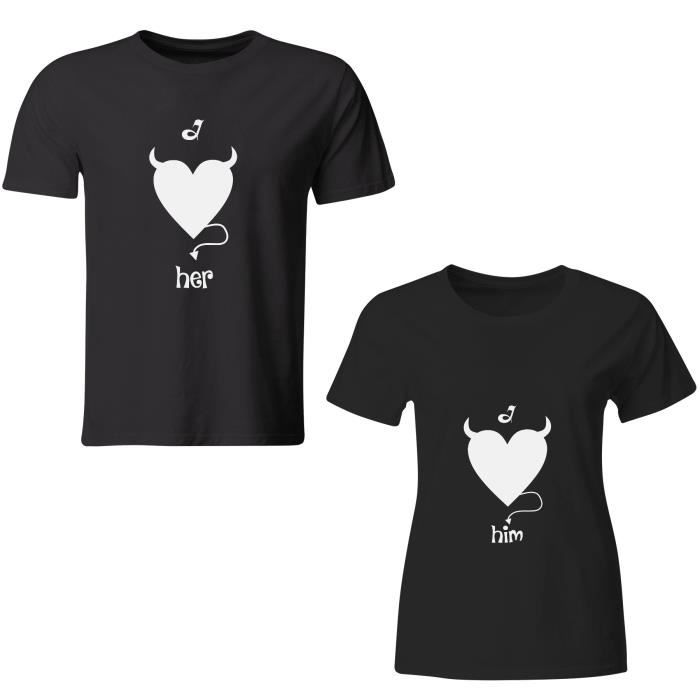 t shirt pour couple