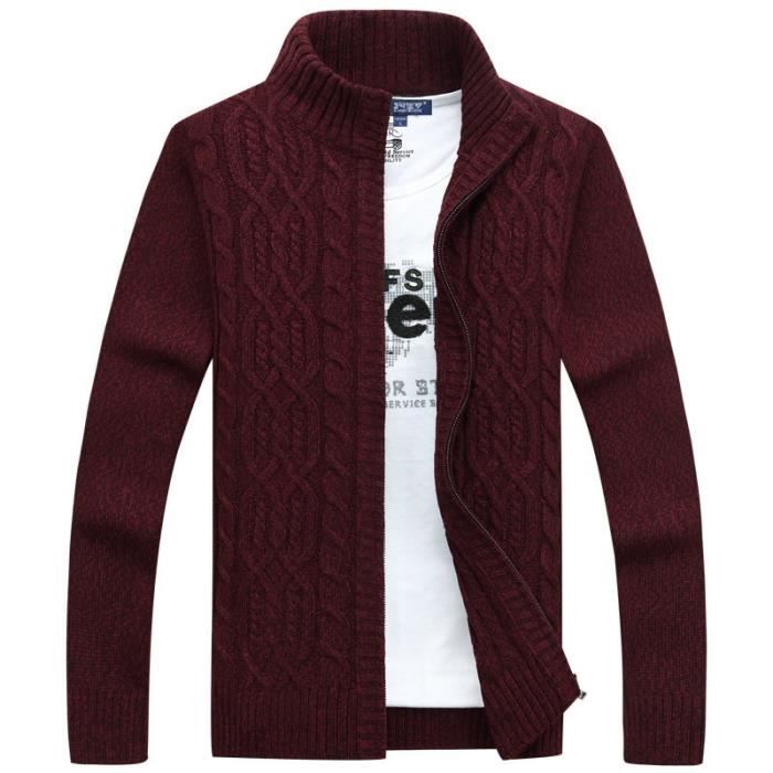 Cardigan shop torsadé homme