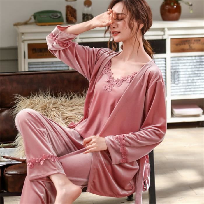 Pyjama trois pièces femme new arrivals