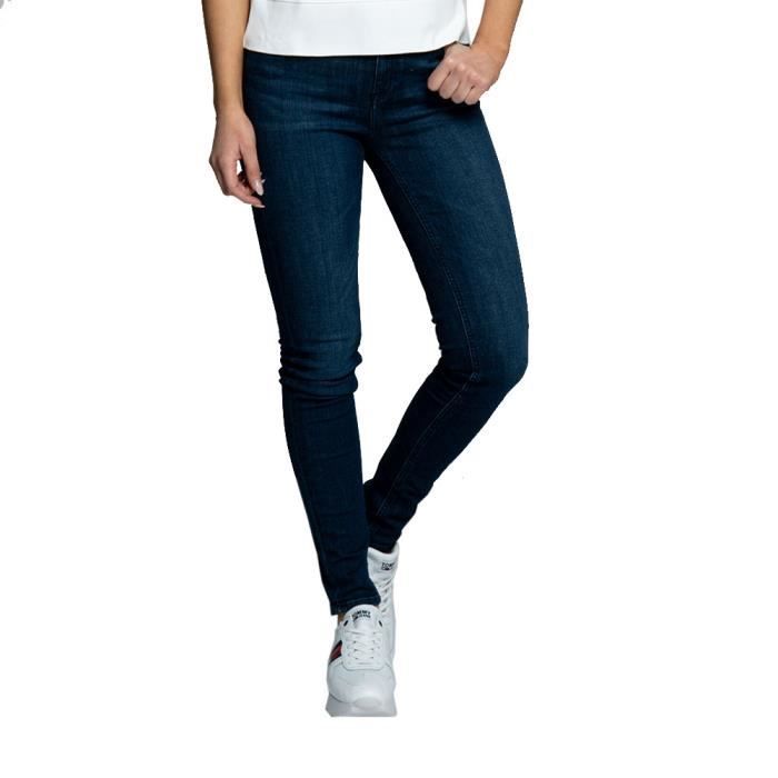 Femme Vêtements Jeans Jeans à pattes d’éléphant Jean ample taille haute Jean Alexander McQueen en coloris Bleu 