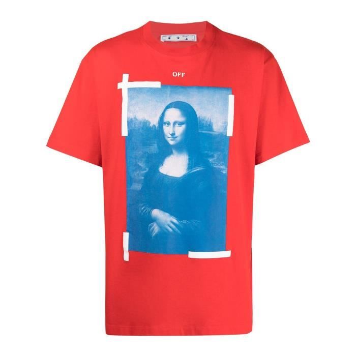 T shirt off white rouge clearance