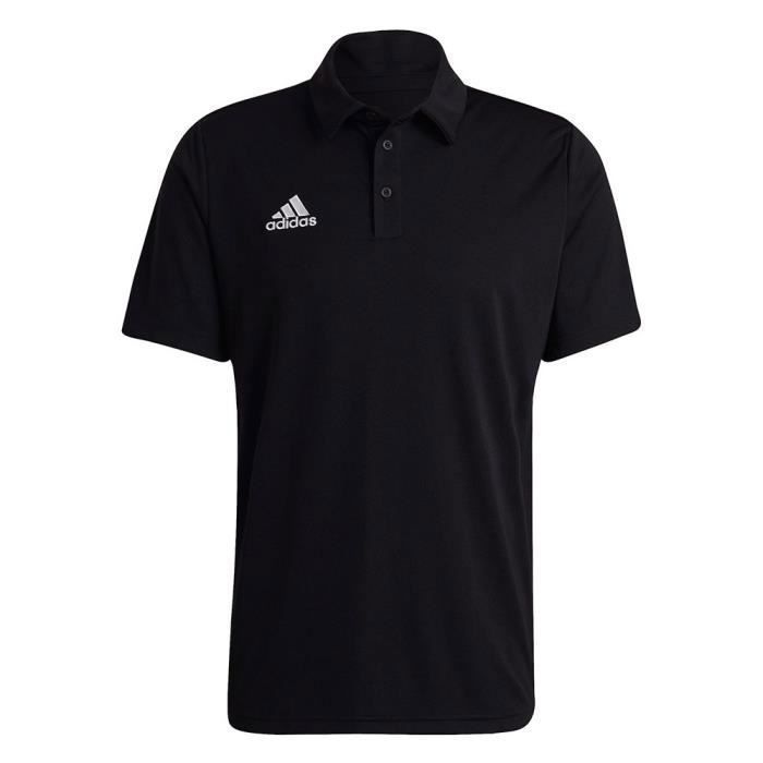 Adidas Entrada 22 Polo homme noir AEROREADY 100% polyester recyclé