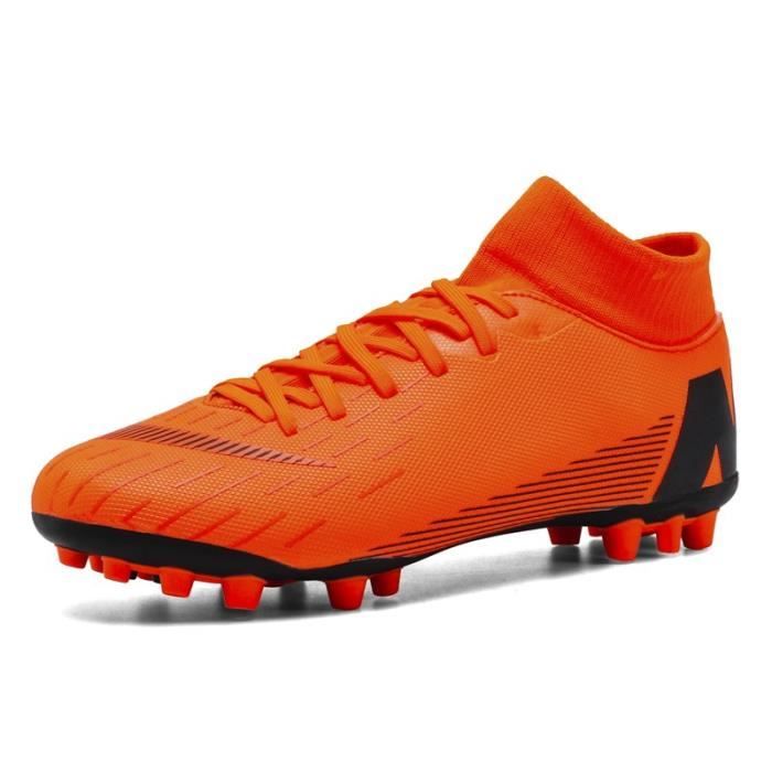 Chaussures De Football Jeunes - Crampons AG/TF En Microfibre Pour Terrain Extérieur/Intérieur