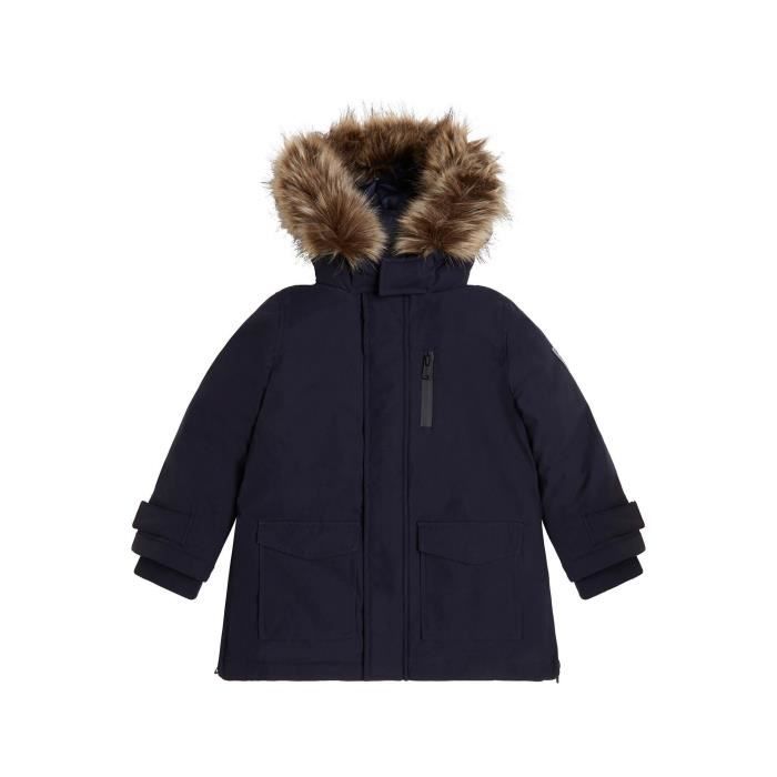 Manteau D'hiver Pour Bébé Fille/garçon - Capuche Avec Oreilles D'ours En Peluche, Col En Fausse Fourrure, 1-4 Ans
