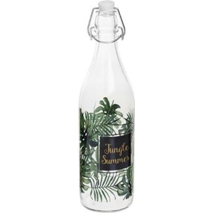 bouteille a limonade jungle summer 1l multicolore achat vente pichet carafe cdiscount