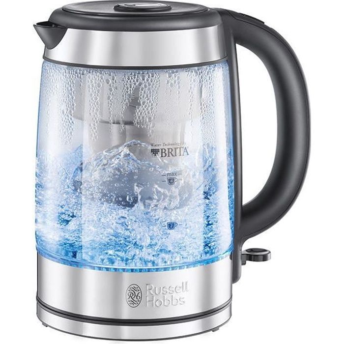 Bouilloire en Verre Filtrante Clarity RUSSELL HOBBS 20760 57 Cartouche Filtre à Eau Brita Inclus
