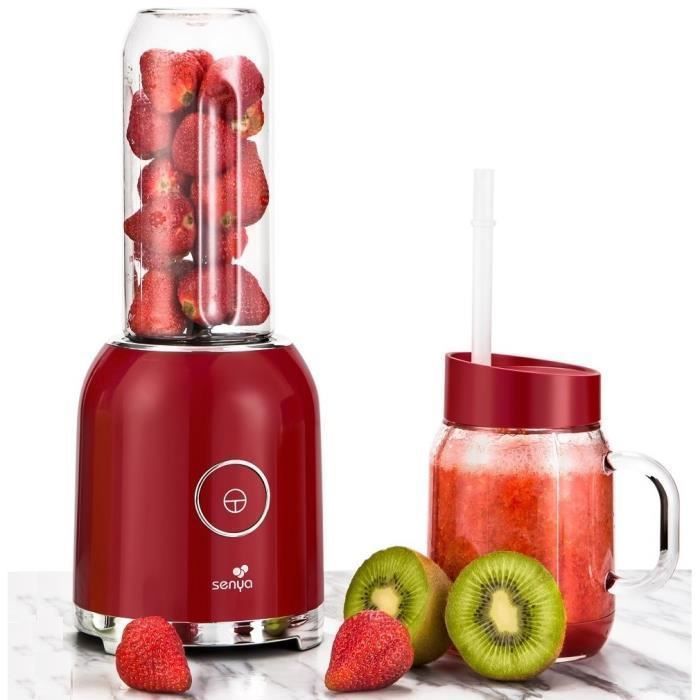 Blender smoothie avec 2 bouteilles portables juicy delight