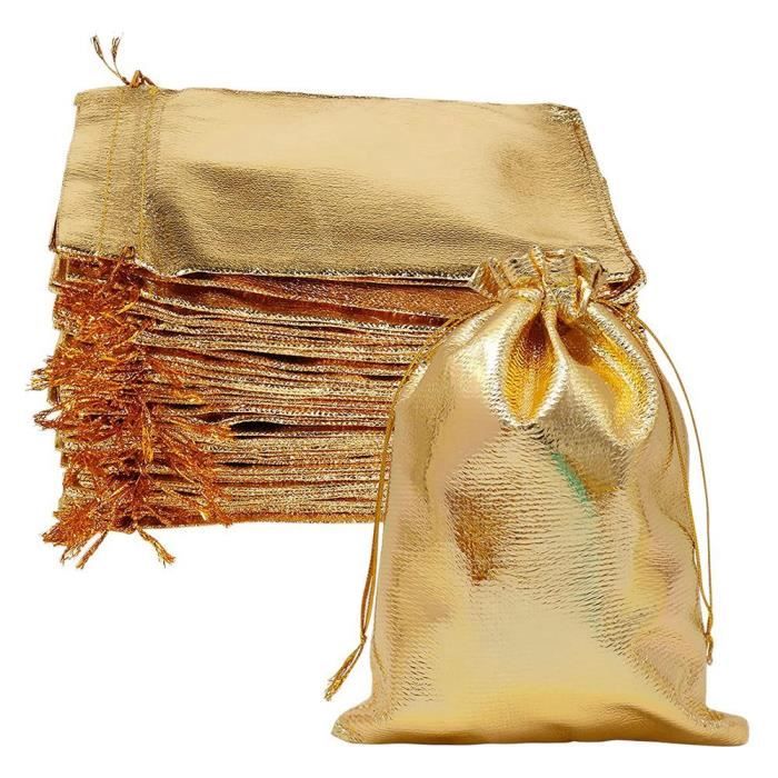 Coicok 12 Pièces Sac Cadeau Noel, Sachet Bonbon, Sac Cadeau Avec Cordon