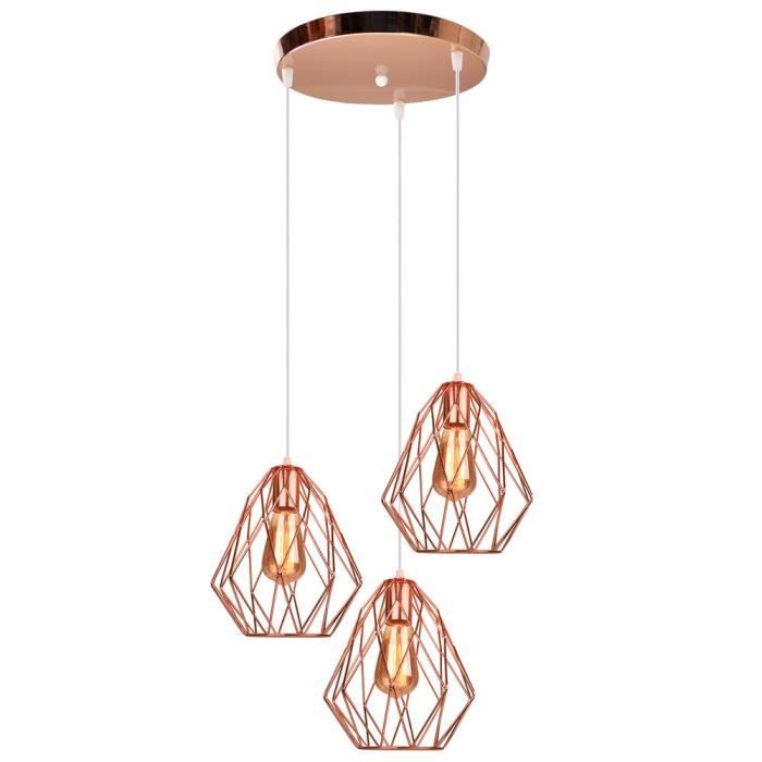 2 Pezzi Plafoniere 25cm, Lampade a Soffitto a Forma di Diamante in