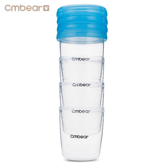 Conteneurs De Stockage De Lait Maternel 4 Pots De Conservation Repas 180 Ml Avec Couvercles Reutilisable Tasses De Lait Maternel Cdiscount Puericulture Eveil Bebe