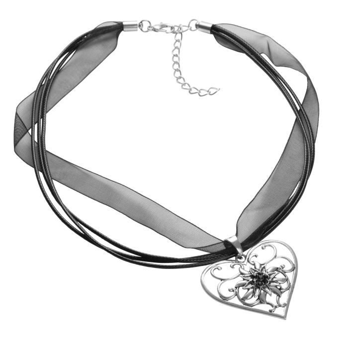 Collier Et Boucles D'oreilles Edelweiss Oktoberfest - Bijoux Bavarois Traditionnels En Argent S925, Réglable