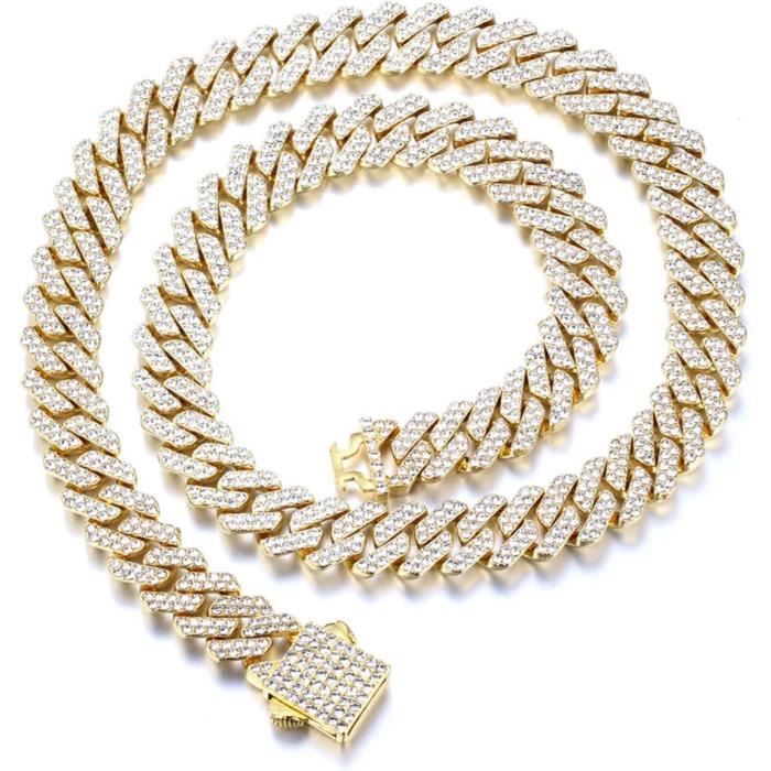 Bracelet Lien En Or Plaqué 18K Avec Accents Diamants - Taille 7.25 Pouces (18.4 Cm) - Marque Silverspeck