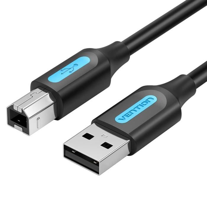 Câble USB 2.0 Imprimante/scanner – USB-A Vers USB-B – Longueur Standard – Neuf