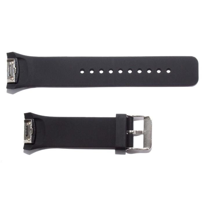 Vhbw Bracelet de rechange noir taille L large pour Smartwatch