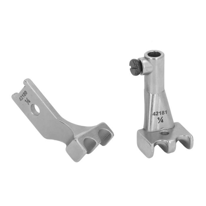 Pied De Biche Droit U192R+U193R - Compatible Brother, JUKI, Chandler - Pour Fermeture Éclair