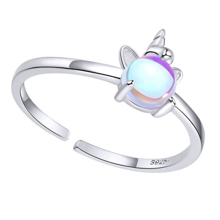 Bague Licorne Ouverture Mode Drole Belle Decorative pour Femme SUPPORT POUR TRINGLE Cdiscount Maison