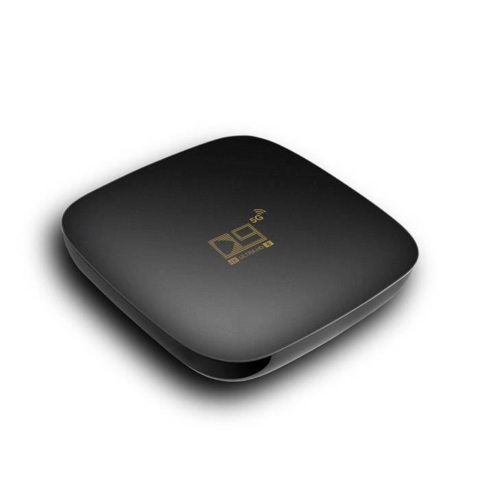 Décodeur TV D9 - HD 4K 5G Android 10.0 Dual Band WiFi TV Box tv