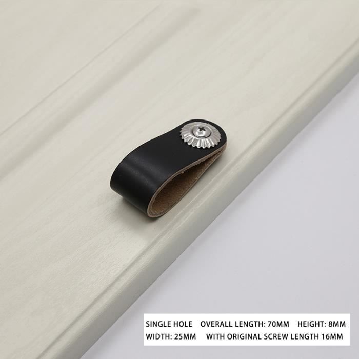 Lot De 7 Boutons De Tiroir En Laiton Doré - Poignées Pour Meubles Commode - Style Vintage