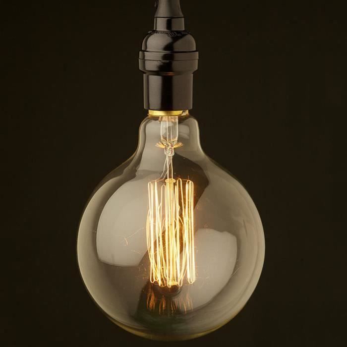 BG00975E27 G80 40W Ampoules Edison Lampe Industrial Vintage Globe