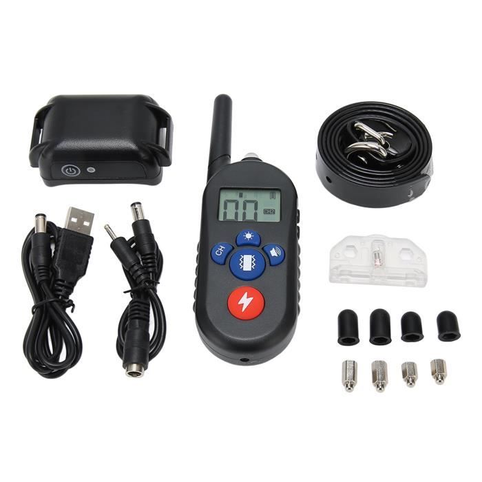 Comparer les prix de Collier Anti Aboiement - ZERODIS - JR033 - Vibration Son et Choc Electrique - Étanche - Rechargeable