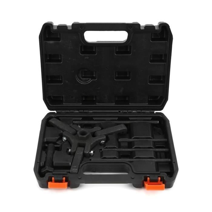 VEVOR Kit Extraction Équilibreur Harmonique - Extracteur Poulie 3 Mâchoires 4 Tiges