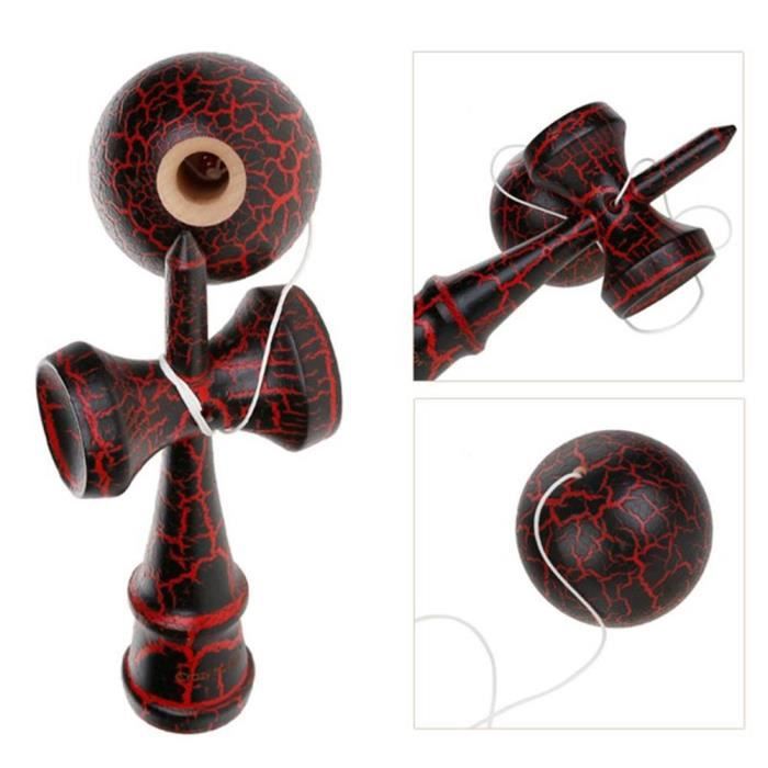 Kendama En Bois De Hêtre – Jouet D’Adresse Et D’Équilibre – Idéal Enfants Et Adultes – Design Kaki Naturel