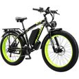 Vélo électrique KETELES K800 - 2000W - Batterie Samsung 48V-23Ah - Shimano 21 vitesses - Frein hydraulique-1