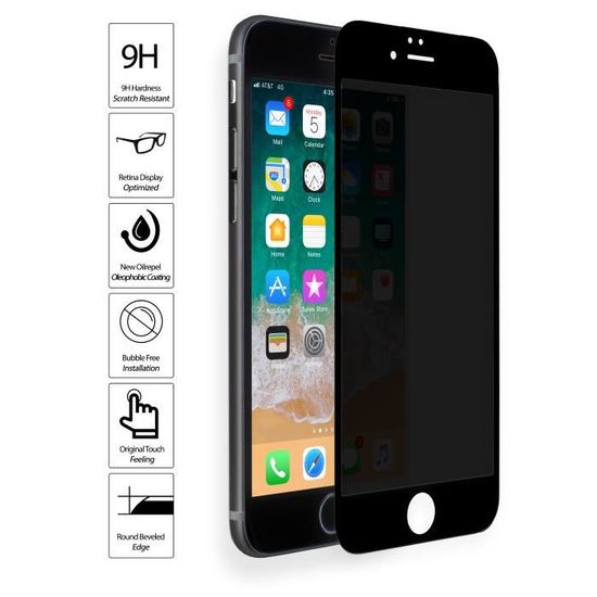 MyGadget Verre Trempé Mat pour Apple iPhone 7//8 Plus Protège Écran Sans Reflets Dureté 9H Film Protection Vitre Anti rayures /& bubble free