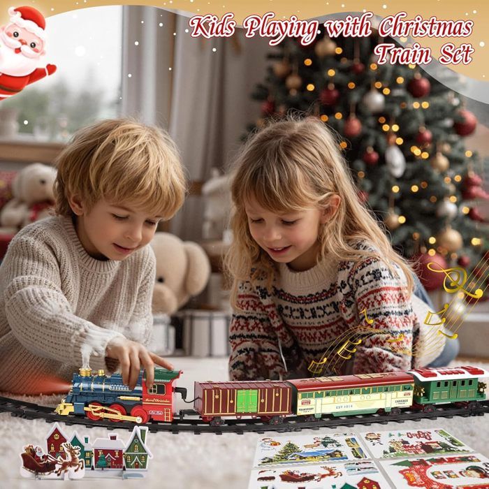 Train Electrique Noel Jouet pour Enfants Machines Locomotive de Vapeur Train Electrique Noel Jouet pour Enfants Machines Locomotive de Vapeur