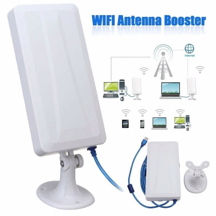 Répéteur WiFi Extérieur Sans Fil, Extension Longue Portée, Antenne Wlan  pour Booster 5m - Cdiscount Informatique