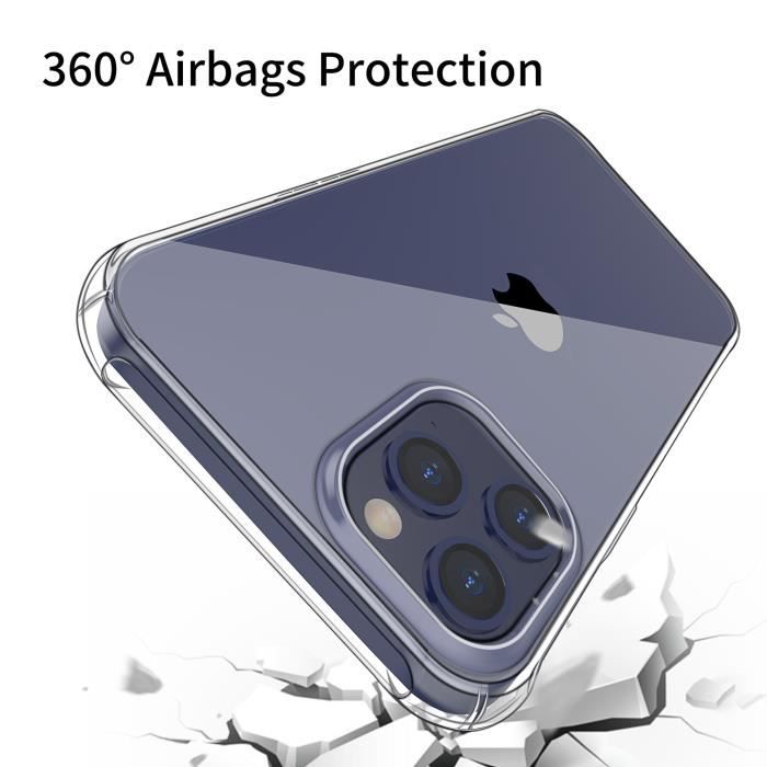 Housse IPhone 12 Pro En TPU Souple Et Transparente - Protection Légère Et Anti-choc