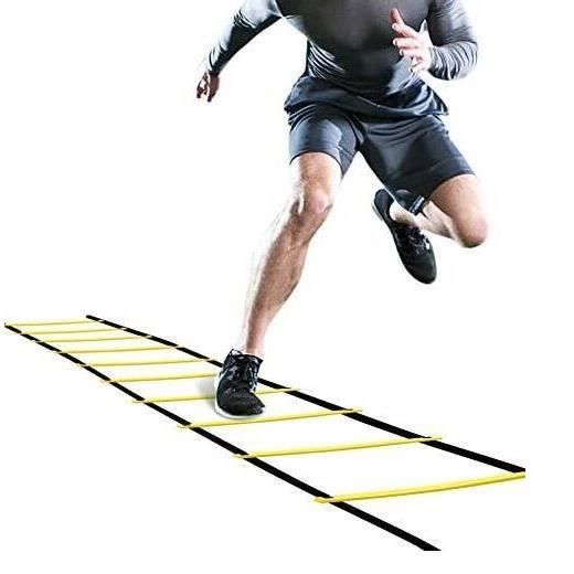 Kit D'entraînement Football – Échelle D'agilité 6m, Parachute, Cônes, Brassards, Sac De Transport